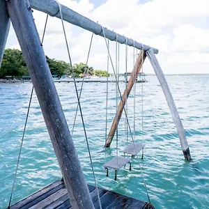 Private Bungalow @ 7 Colors Lagoon Bacalar